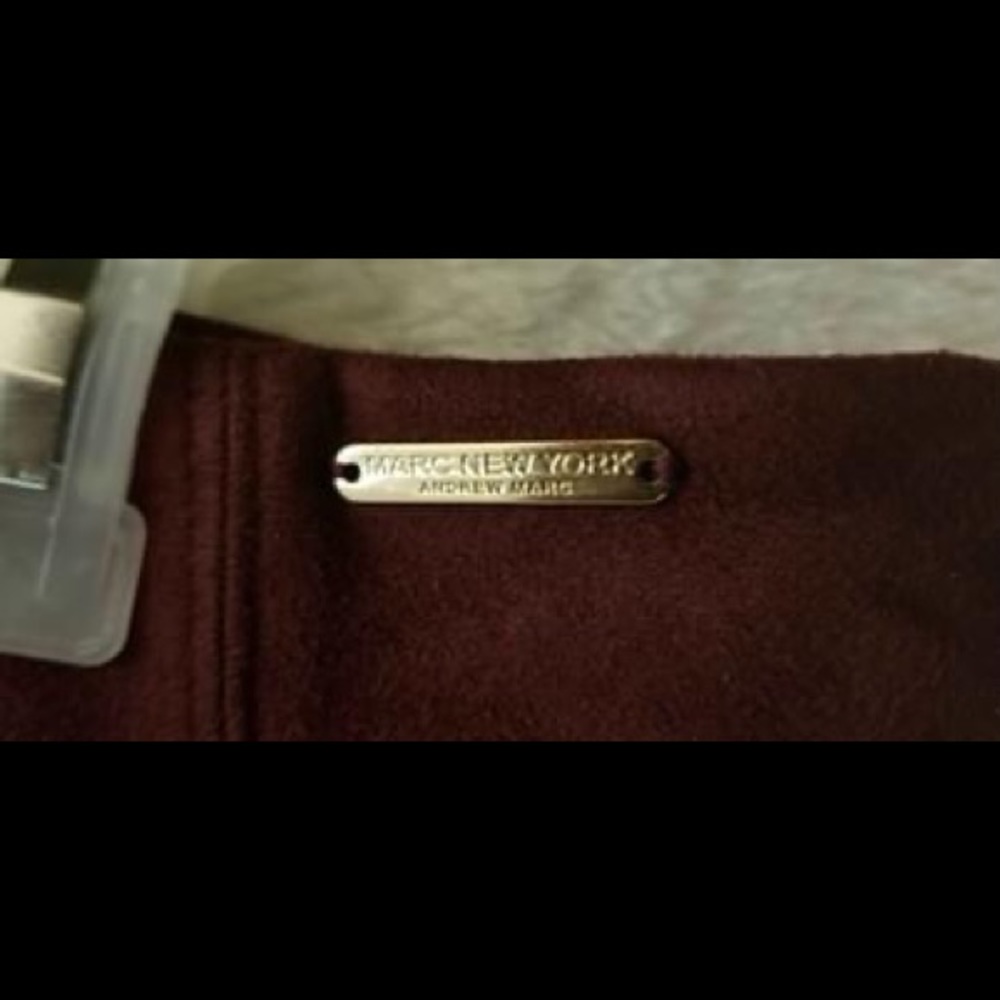 NWT Marc NYC Andrew Marc pencil skirt Burgundy